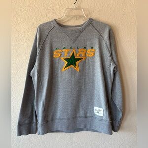 Dallas Stars Vintage Grey Sweatshirt Size L